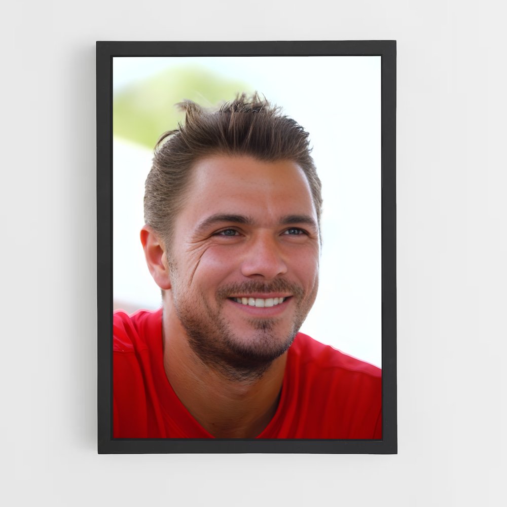 Poster Stan wawrinka bienvenues – affiche Tennis (vue 2)